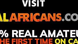 African Amateur Teen Blows Friend For Money