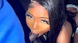 Wet Blowjob with Lots of Cum in Mouth