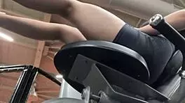 hard fucking in the gym with big tits bouncing
