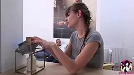 Stunning Luna Rival says, 'I'm realizing my fantasy as a housekeeper getting a hardcore assfuck.'