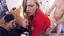 Hot friends crave nice dick for Christmas