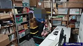 Thief in uniform Alyssa Cole pounded by perv police officer