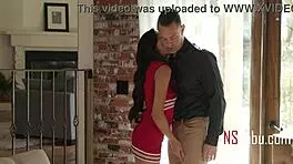 oh, the young cheerleader makes a move on her old professor!