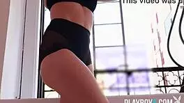 gorgeous milf centerfold model stephanie manescu solo for playboy