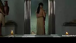 Lucy Lawless and Katrina Law in Spartacus