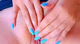 gorgeous tanned desi beauty fingering her pink pussy erotic homemade video