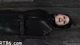 Stripping Inside A Petite 18+ Steel Cage