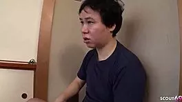 Small Japanese Girl Seduced for Creampies