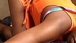 Standing Doggy African Teen 18+ Takes Bbc Like A Good Little 18+ Slut