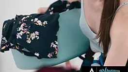 olivia madison caught peeking at lesbian bosses