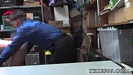 Petite emo teen caught by fake taxi cop