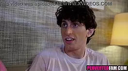 having sex with busty brunette, taboo and exciting with big tits 😍