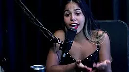 I had a gangbang with brunette in lingerie