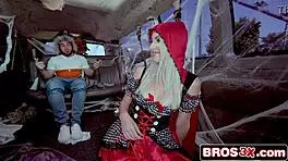 Red Riding Hoe Ditches Costume For Rough Ride With The Wolf