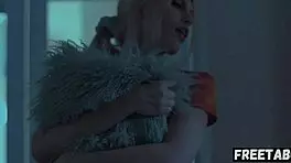 Suggestive Bed Sharing With Little 18+ Girl On Vacation