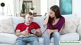 Redhead blowjobs then fucked