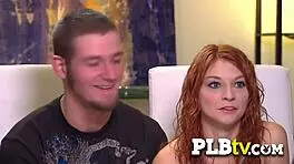 Multiples hands touching her petite body