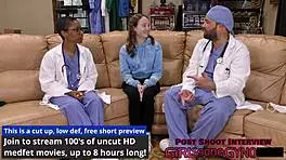 the perv doctor explores serena morgan's petite body in hospital roleplay