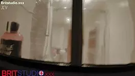 Peeking at Neighbor in Shower