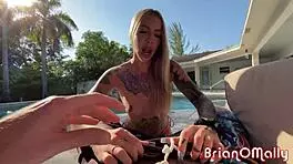 Tattoo Babe Cassidy Luxe Gets Fucked At Sunset By Brian Omally