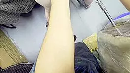 Petite Ass and Mouth Gets Fucked in Bondage