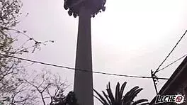 Española con culazo grande follada en el plató de televisión