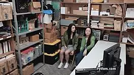 spicy latina teens punished in threesome hardcore garage