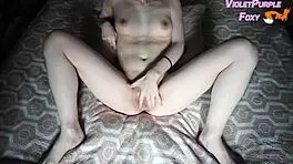 real shaking orgasm of student - virgin pussy play nipple play