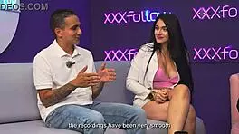 I, Estella Osorio, this milf colombiana, I fucks the shy boy in xxxfollow podcast with Dani Ortiz, oh god.