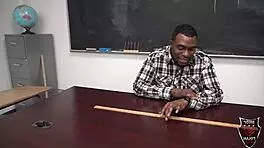 slutty skater kasie castle in skirt takes majors massive cock inside her