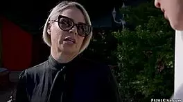 Gardener tie and fuck stepmom and teen