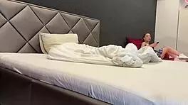 Petite alice and lilly tease legs feet in miniskirt