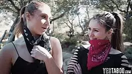 latina lesbian milf gets back at homophobe by fucking in her home