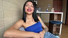 First casting pov sex with natural latina teen