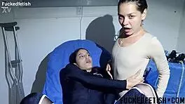 HELEN STAR AND YESSICA BUNNY THRUST HARD IN LESBIAN FETISH DUO WITHOUT LIGHTS