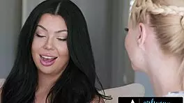 Girlsway - Conflicted Lesbian Holly Day Seeks Answers from Caring Milf Serene Siren