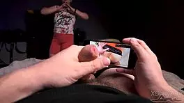 Fantastic sequel after getting caught jerking off to anal video