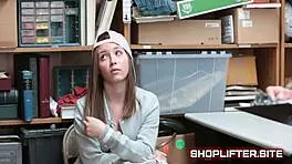 Young Terrified Teen Caught Shoplifting In Store