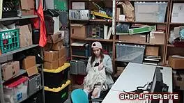 Young Terrified Teen Caught Shoplifting In Store