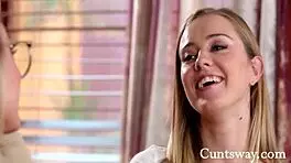 Straight Hot Teen Says Yes to Pussy Play