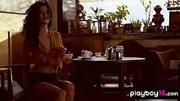 Petite Hungarian Beauty Luca Miklosi Presents Her Hairy Pussy!