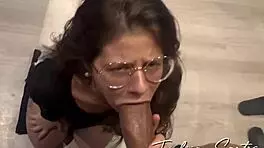 Intense Blowjob from Young White Girl with Cock Thirst