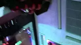 euro teen doubled in naughty group blowjob?