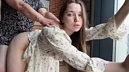 Stepsister Doesn't Mind Floor Fun