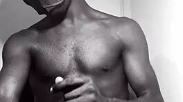 Kingsproductions - early morning masturbation in africa, stroking big cock solo