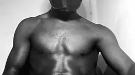 Kingsproductions - early morning masturbation in africa, stroking big cock solo