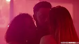 Wicked series builds shy pornstar's deepthroat skills.