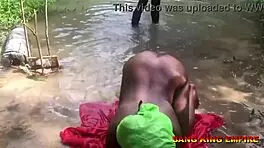 An amateur bbc pornstar turns an african mid year festival into a celebration in a village stream - meeting a village maiden
