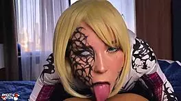 i deeply suck anti-venom and sensually fuck in cosplay