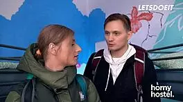 Horny blonde Aria Logan moans as roommate's big cock penetrates her deep in dorm